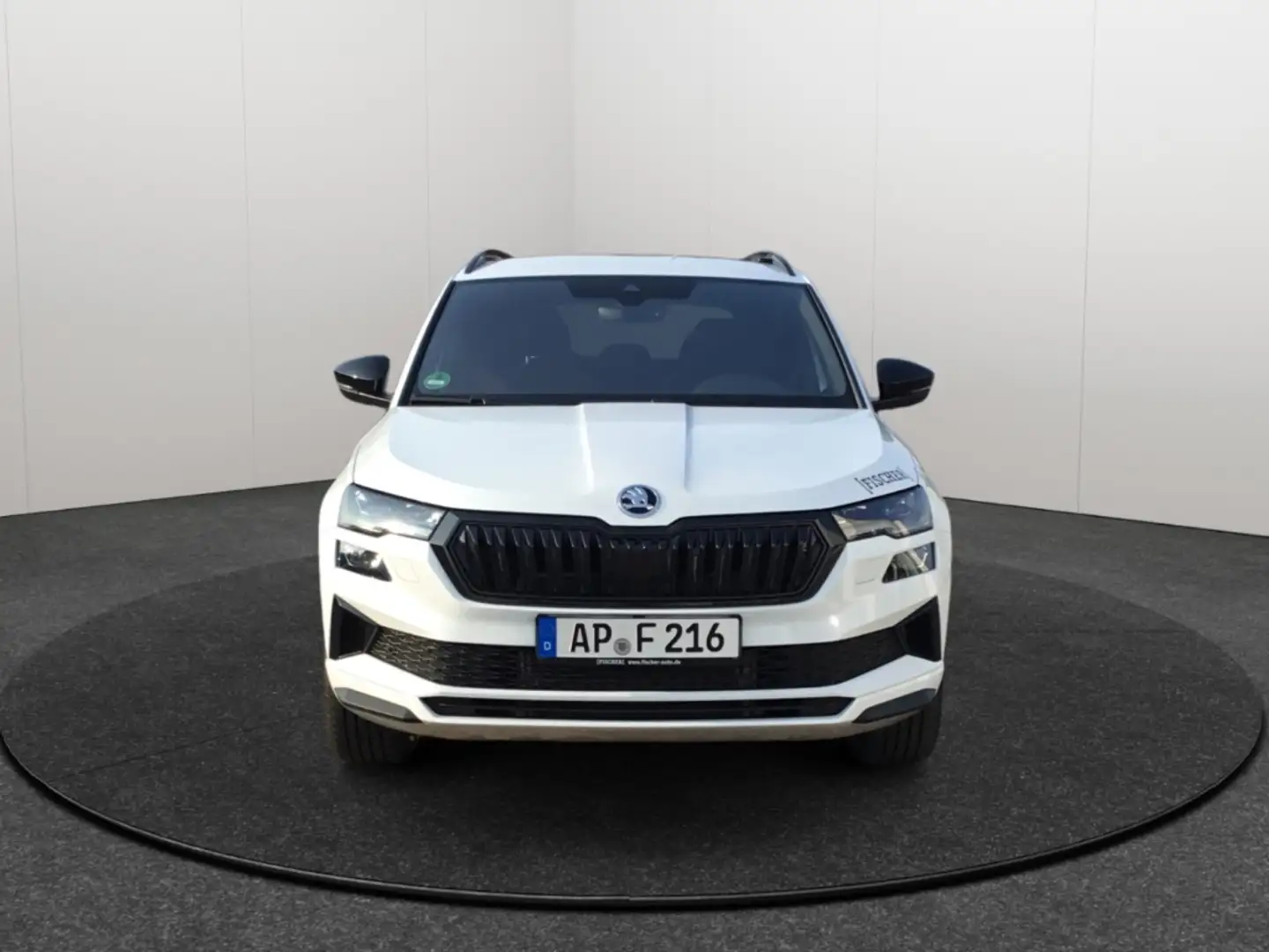 Skoda Karoq 1.5TSI DSG Sportline Matrix AHK Navi Rear View CAN Weiß - 1