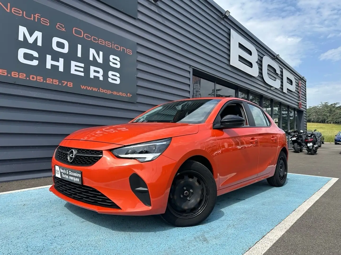 Opel Corsa 1.2 TURBO 100CH EDITION BVA Naranja - 1