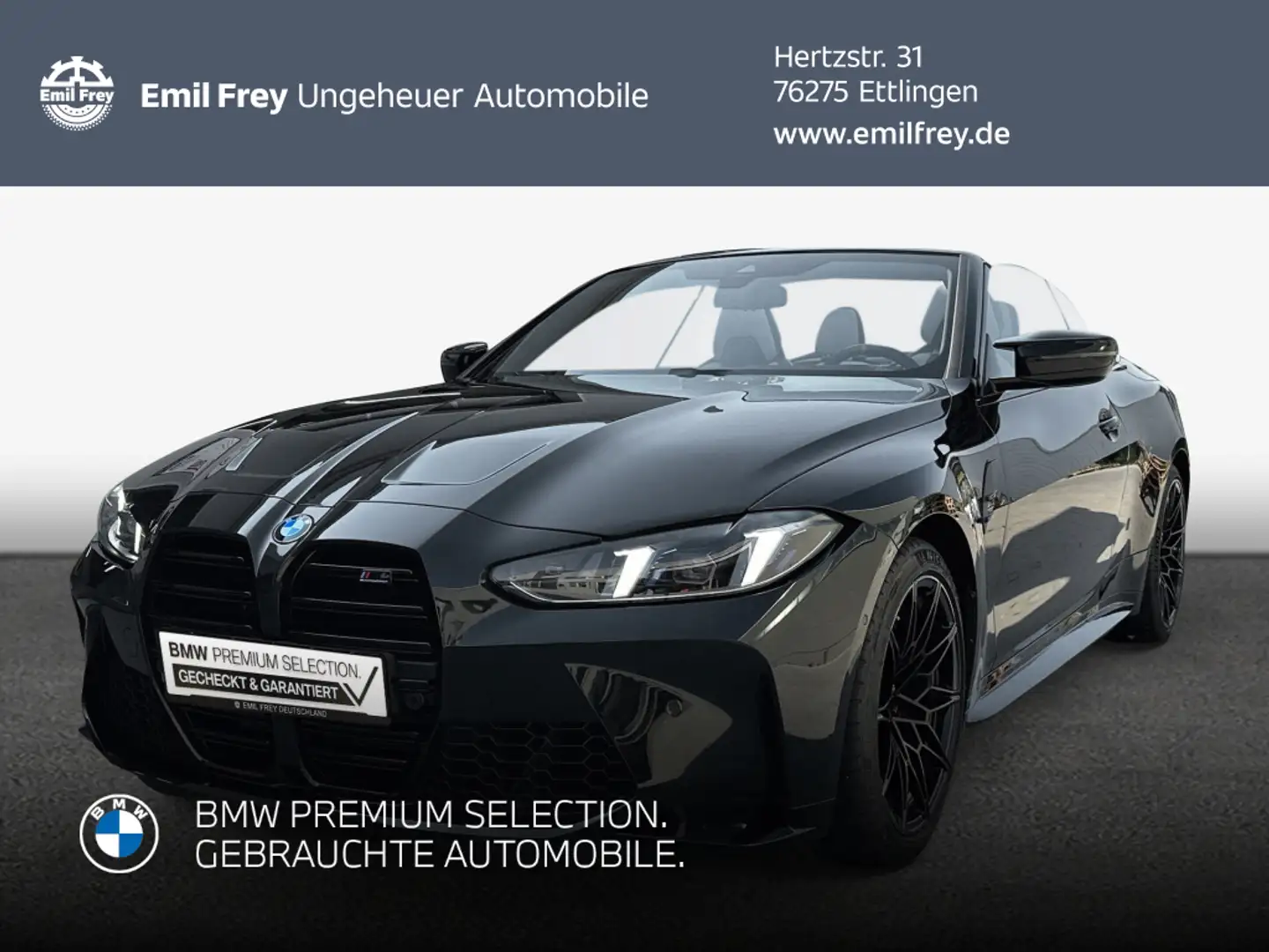 BMW M4 Cabrio Competition M xDrive Чорний - 1
