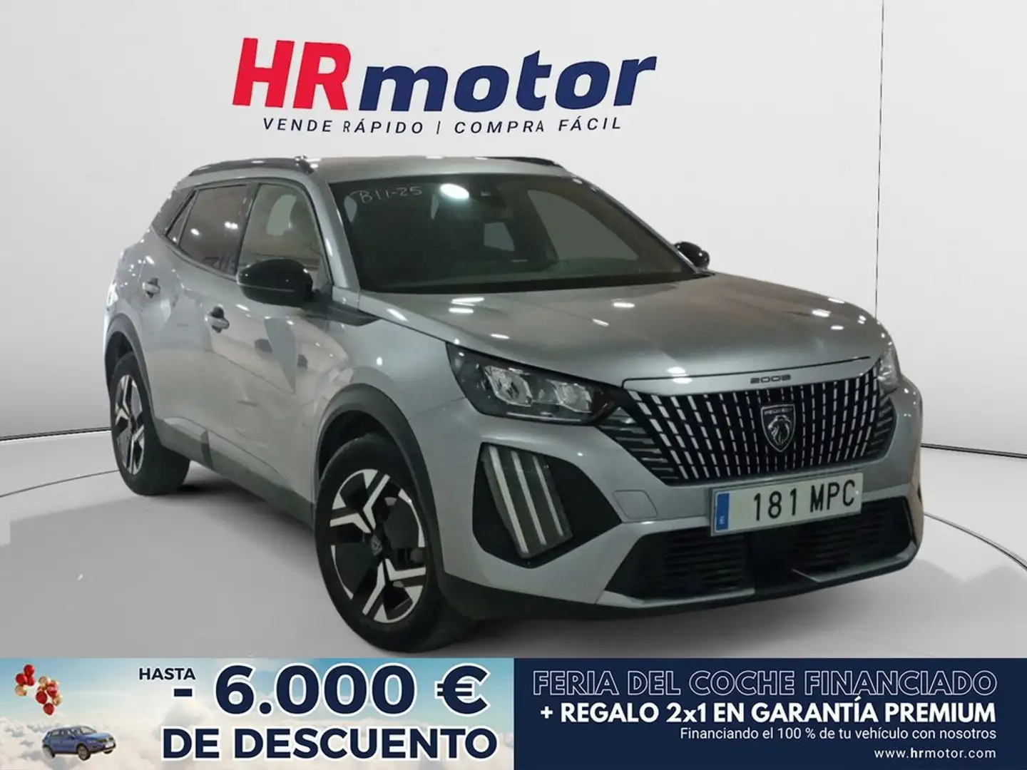 Peugeot 2008 1.2 PureTech S&S Allure 130 Grau - 1