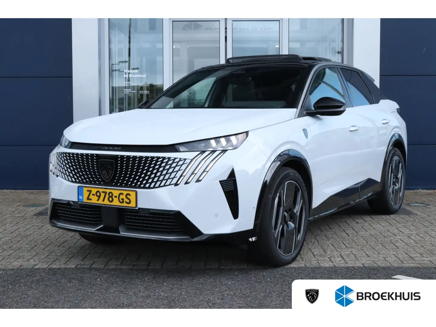 Peugeot 3008 e-3008 GT 73 kWh | Adaptieve Cruise | Nappa Leder Wit - 1
