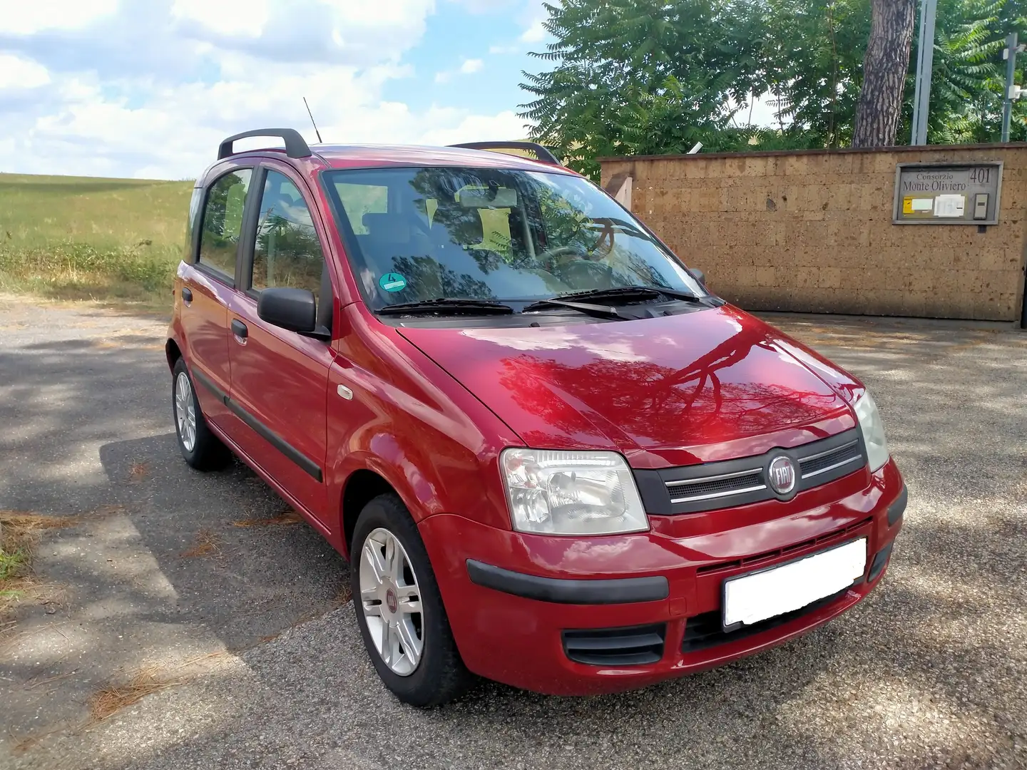 Fiat Panda Panda 1.2 Dynamic KM ORIG.-CLIMA-CERCHI-BLUETOOTH Rosso - 1