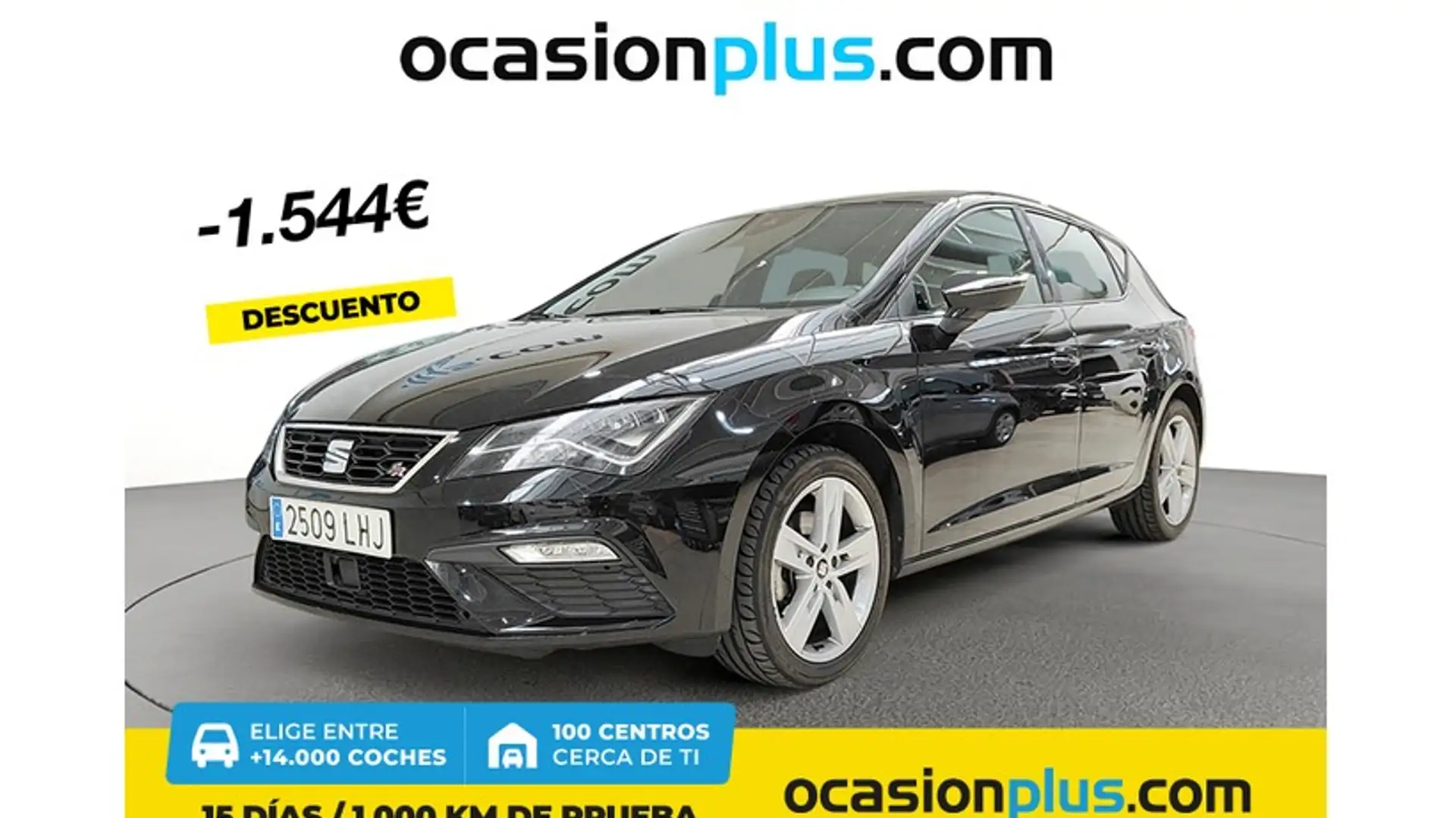 SEAT Leon 1.5 TGI GNC S&S FR Fast Edition 130 Zwart - 1