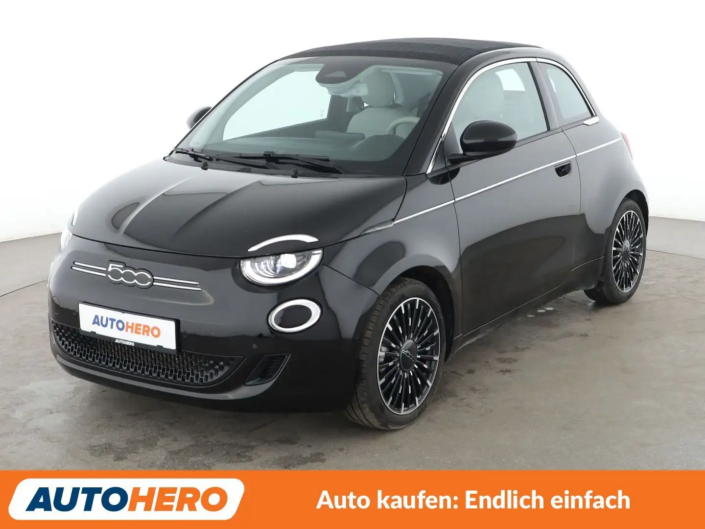 Fiat 500e electric drive 87 kW 'la Prima' Aut.*NAVI*LED*ACC* Schwarz - 1