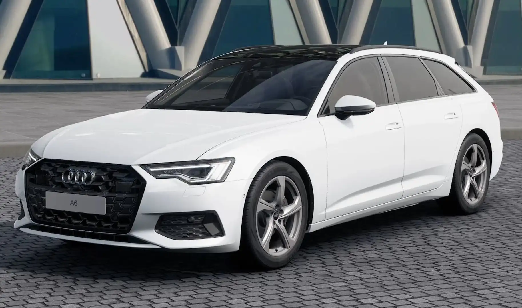 Audi A6 Avant 35TDI PANO AHK HuD MATRIX 360° MEMORY Weiß - 2