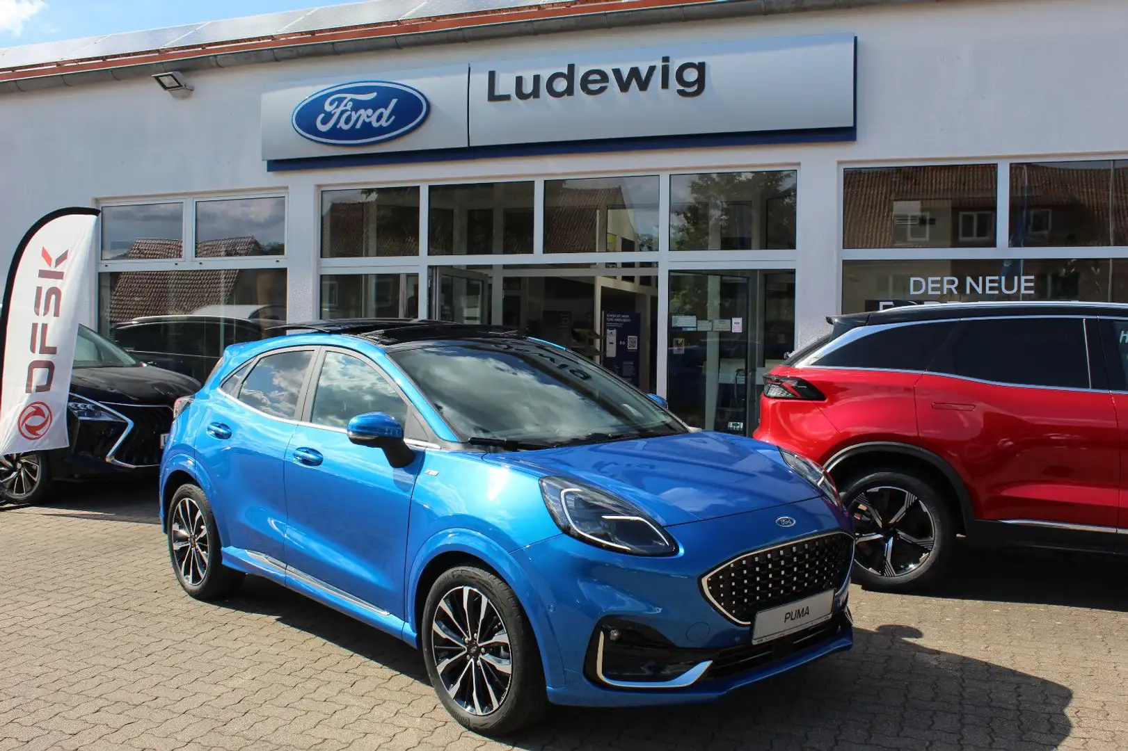 Ford Puma ST-Line Vignale Pano Dach Leder LED Blau - 1