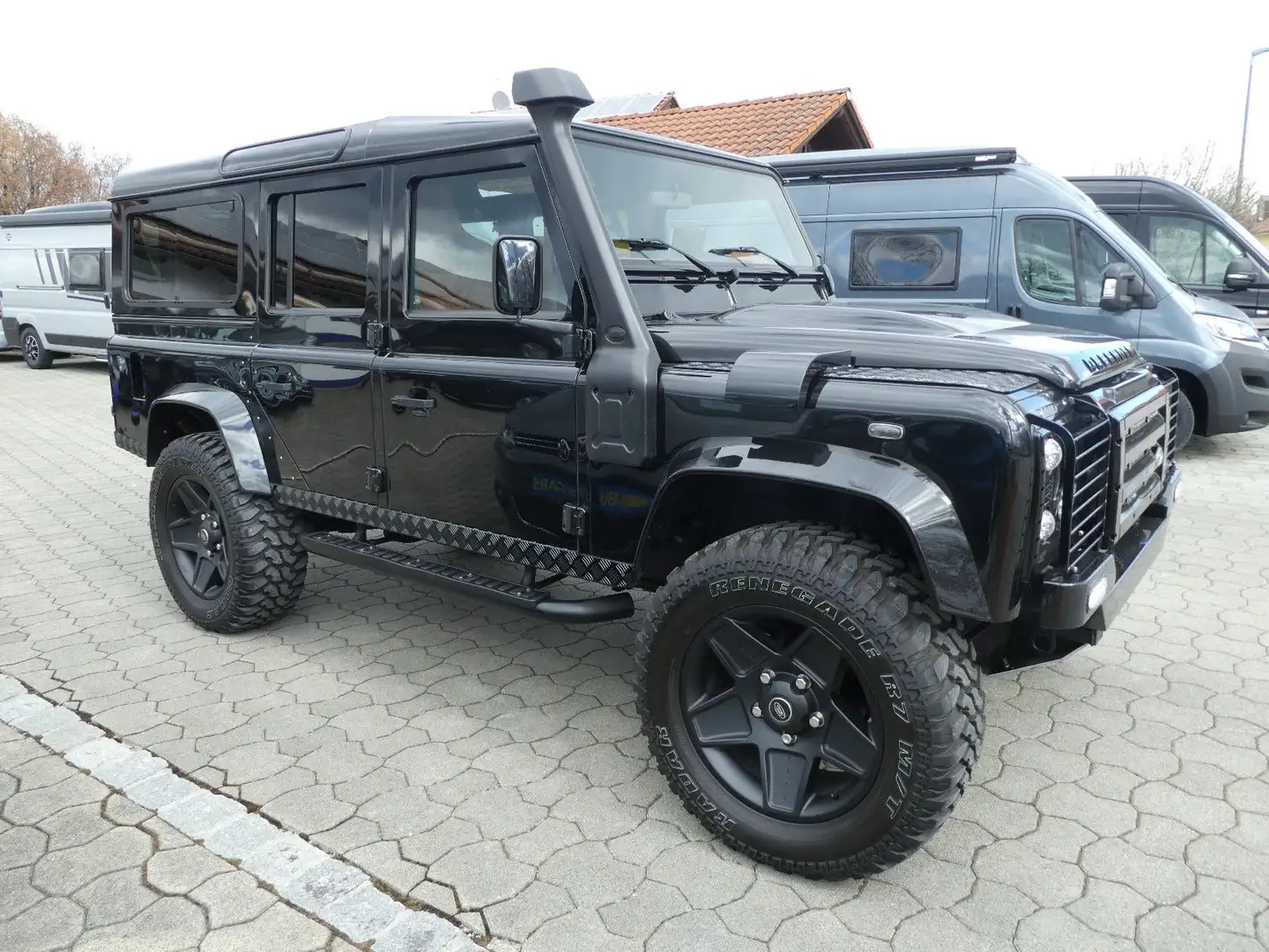 Land Rover Defender 110 Mega  Neuwertig! 7-Sitzer von Arzt Negro - 2