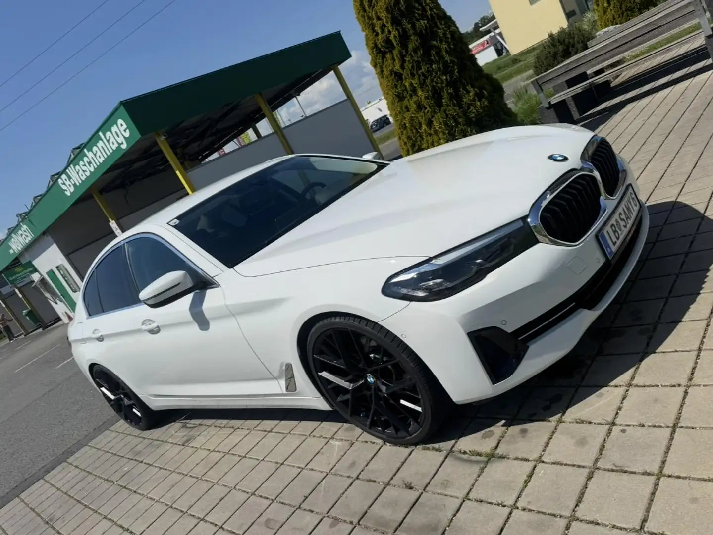 BMW 518 518d 48 V Aut. Weiß - 2