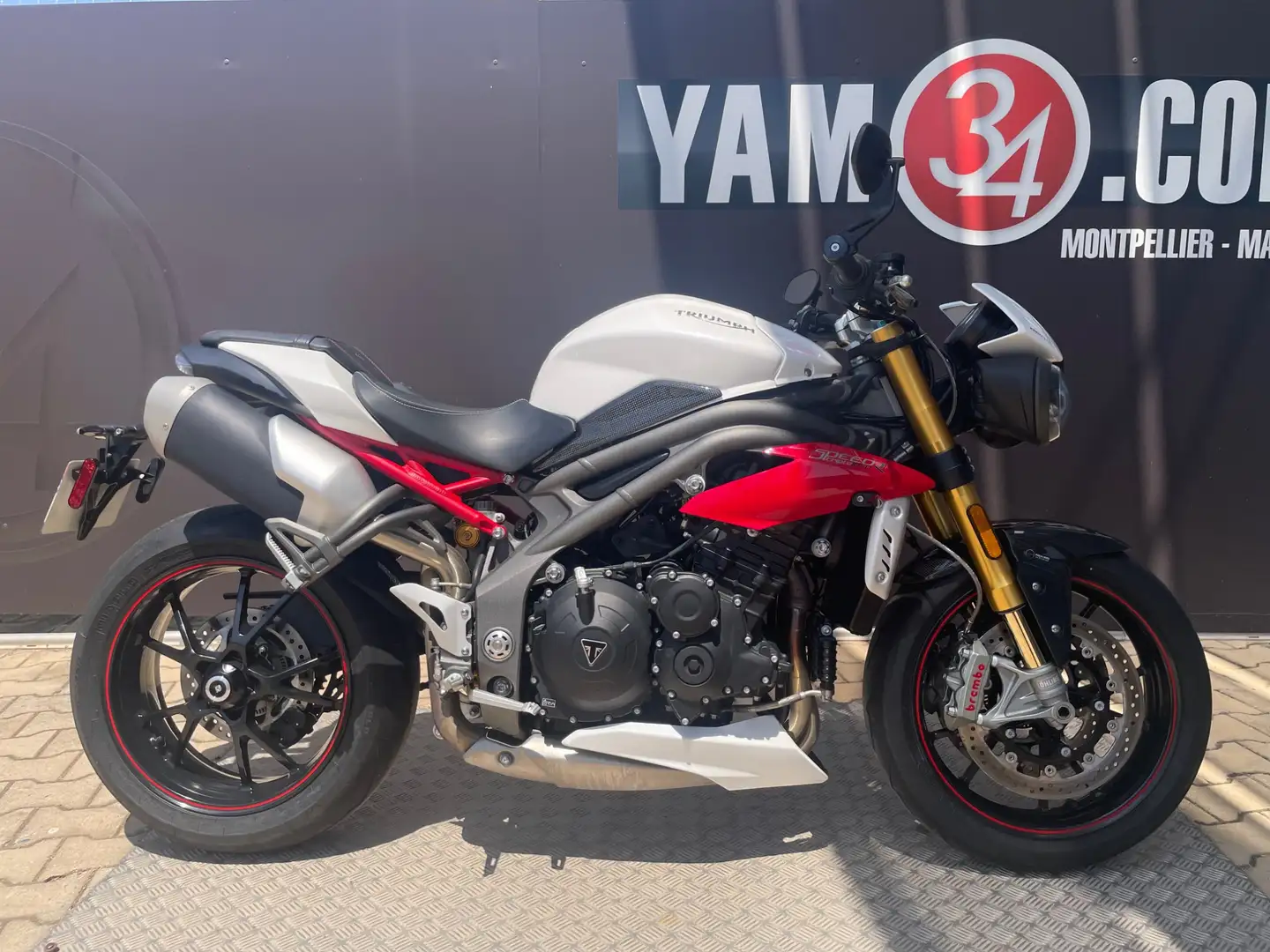 Triumph Speed Triple 1050 Blanc - 1