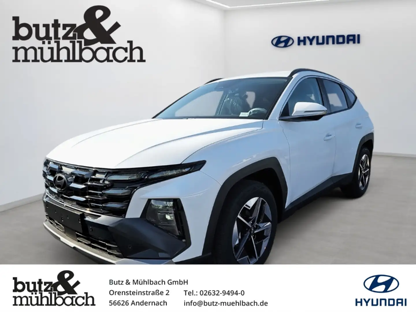 Hyundai TUCSON Trend Mild-Hybrid 2WD 1.6 T-GDI EU6e LED-Paket Alb - 1