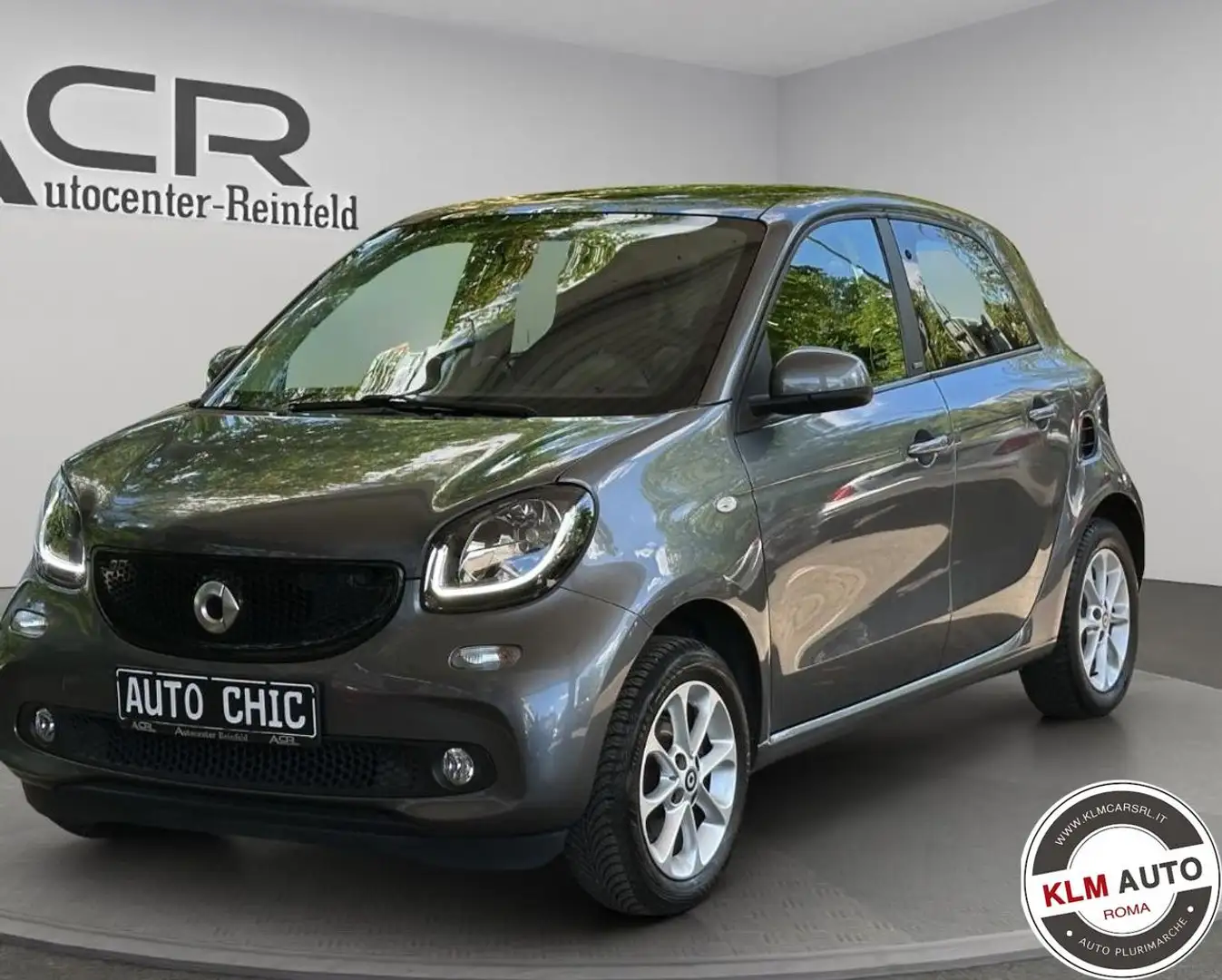 smart forFour 70 1.0 Passion + tetto panoramico + garanzia Grigio - 1