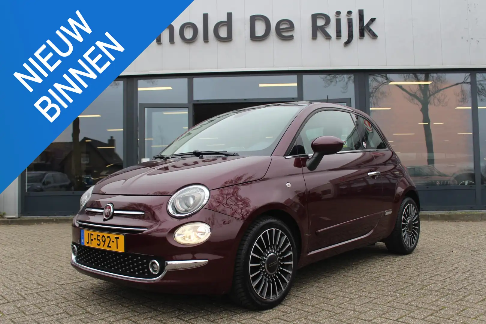 Fiat 500 0.9 TwinAir Turbo Lounge Rood - 1