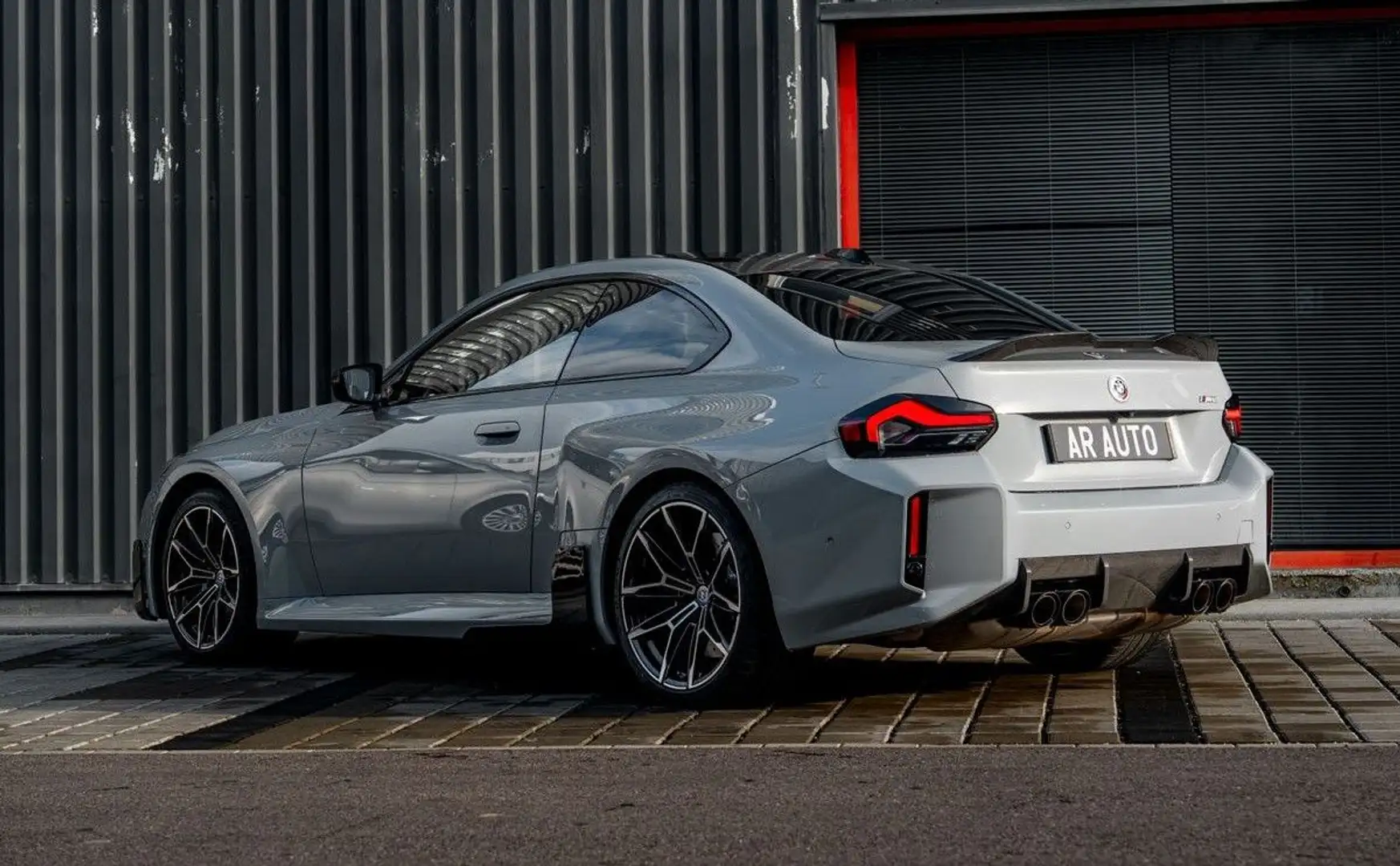 BMW M2 Coupé 3.0 460Ch Garantie constructeur 06-26 Pack Performance Brooklyngrau Toit carbone Harman Kardon Led adaptatifs Hud R Grau - 2