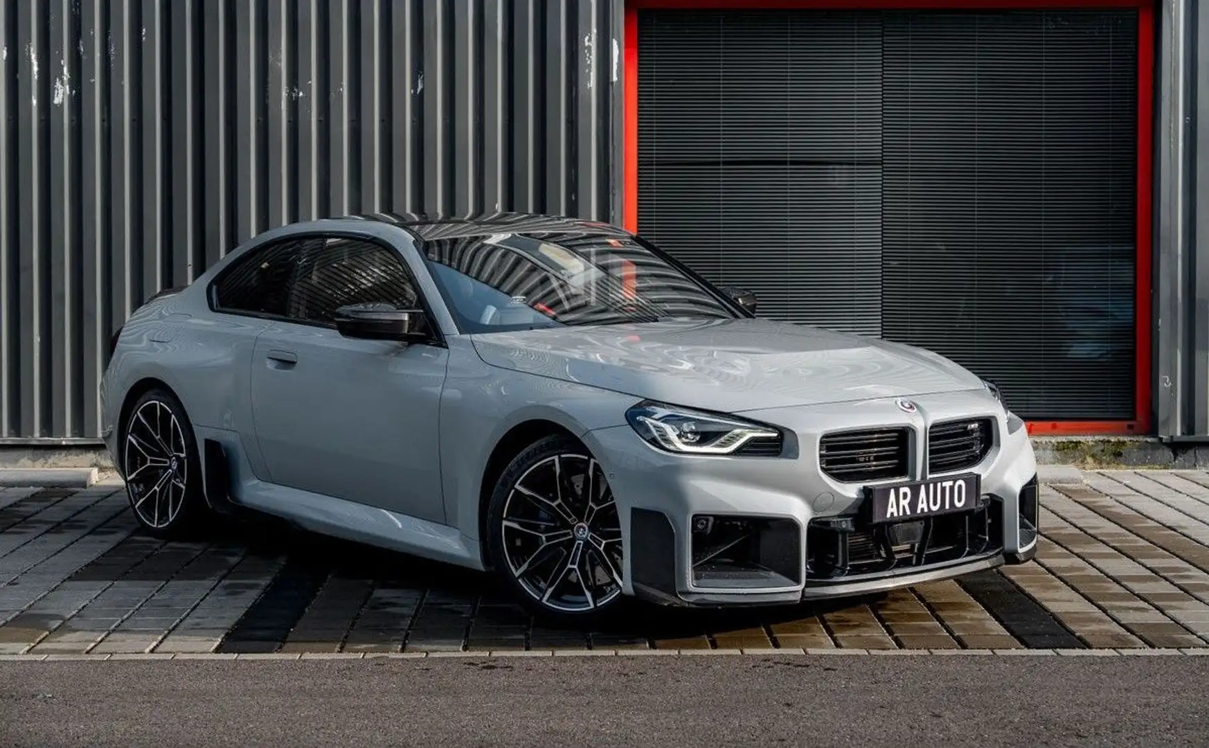 BMW M2 Coupé 3.0 460Ch Garantie constructeur 06-26 Pack Performance Brooklyngrau Toit carbone Harman Kardon Led adaptatifs Hud R Grau - 1