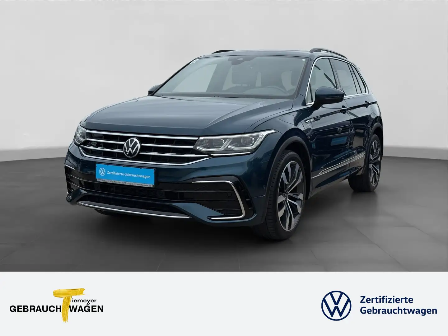 Volkswagen Tiguan 1.5 TSI DSG R-LINE LM20 PANO IQ.LIGHT AHK Blau - 1