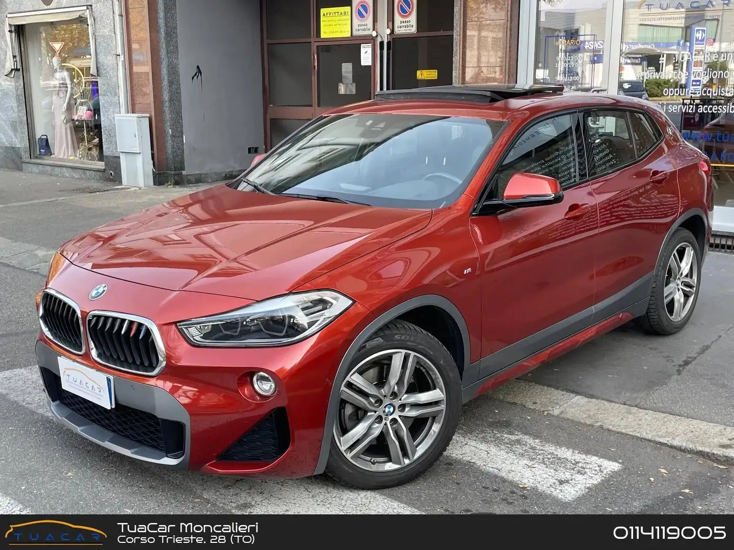 BMW X2 M Sport 20 d Orange - 1