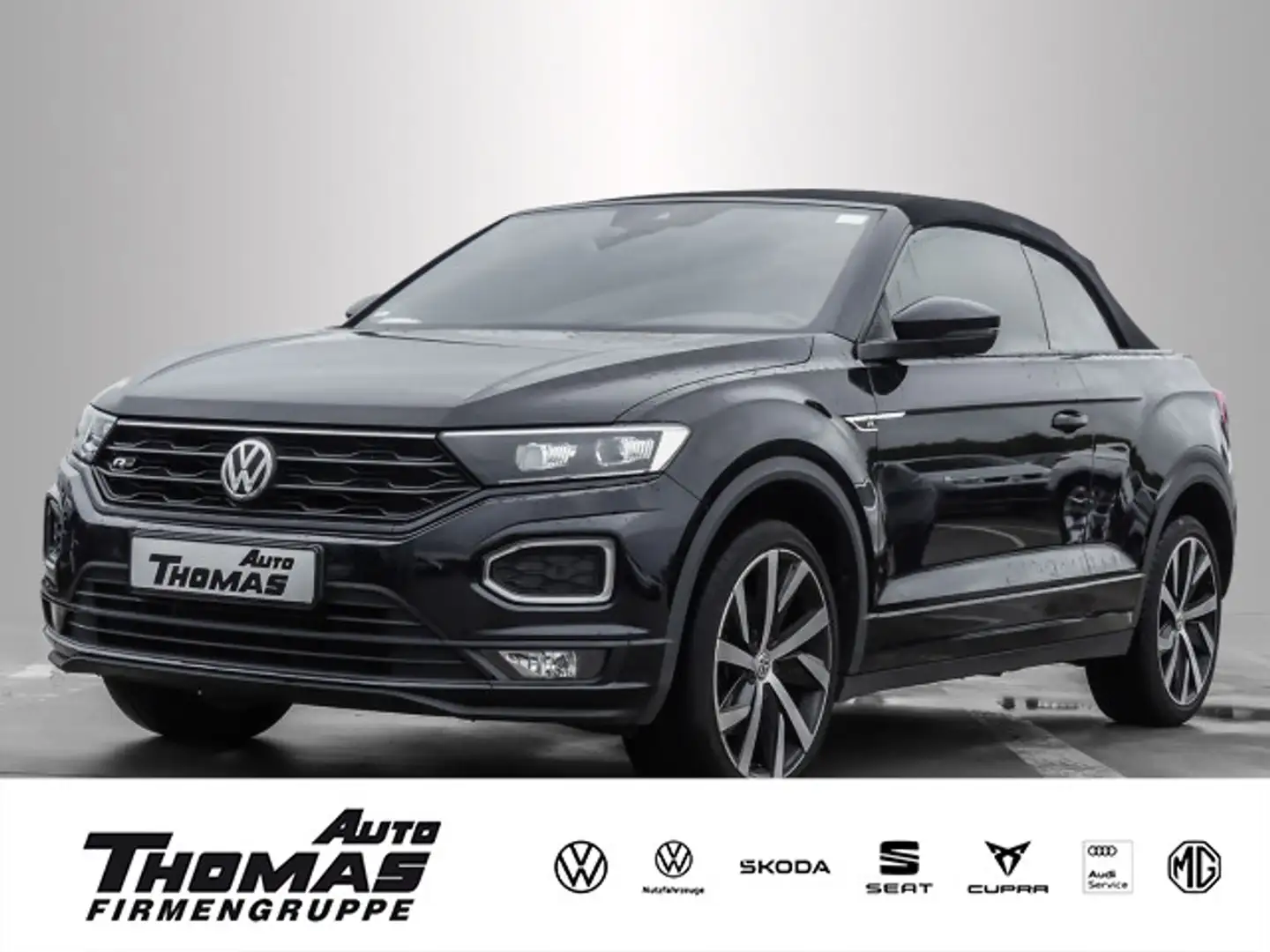 Volkswagen T-Roc R-Line 1.5 TSI DSG NAV+ACC+BEATS Schwarz - 1