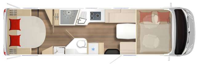 Bürstner Elegance I 920 G, Hubstützen,Vollluftfeder,VOLL