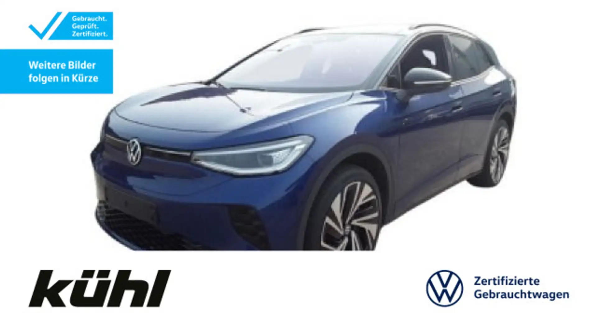 Volkswagen ID.4 GTX 4M IQ.Light HuD Harman App Navi AHK Blau - 1