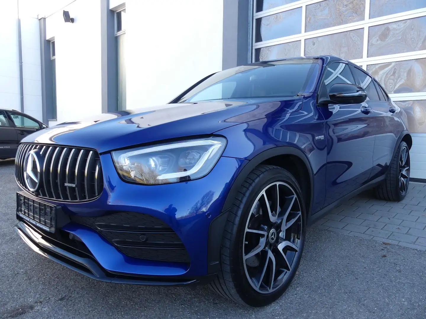 Mercedes-Benz GLC 43 AMG Coupe Perf.AGA/Carbon/HuD/Burmester Blau - 1