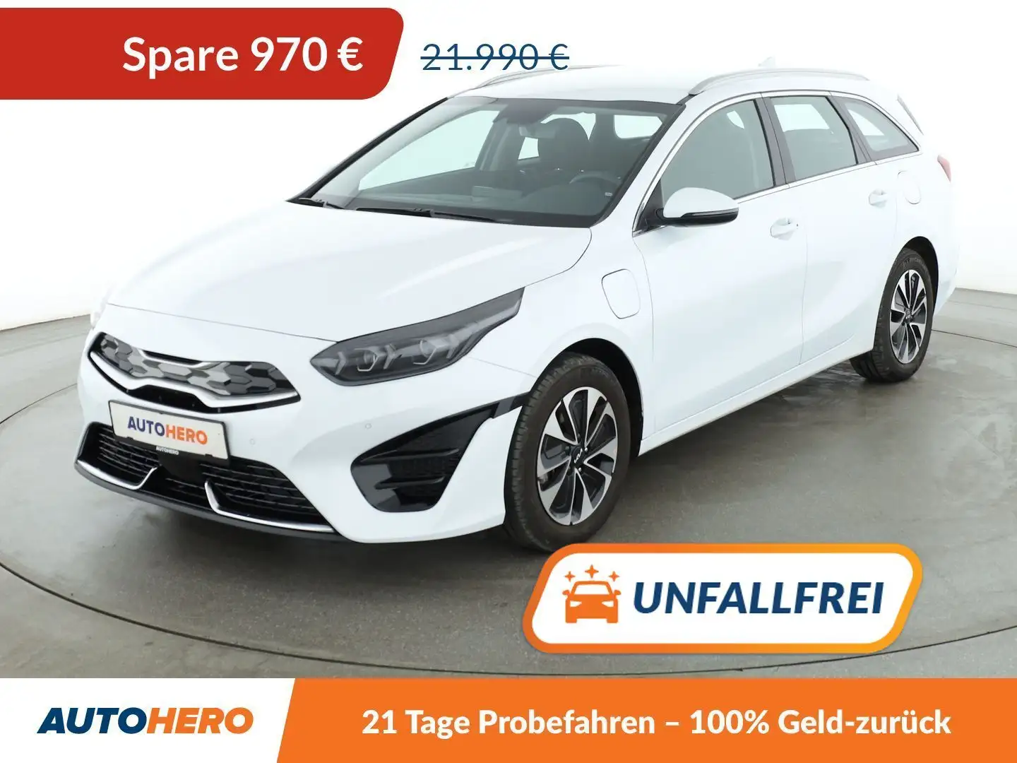 Kia Ceed / cee'd 1.6 Plug-in Hybrid Spirit Aut.*NAVI*LED*ACC* Blanc - 1