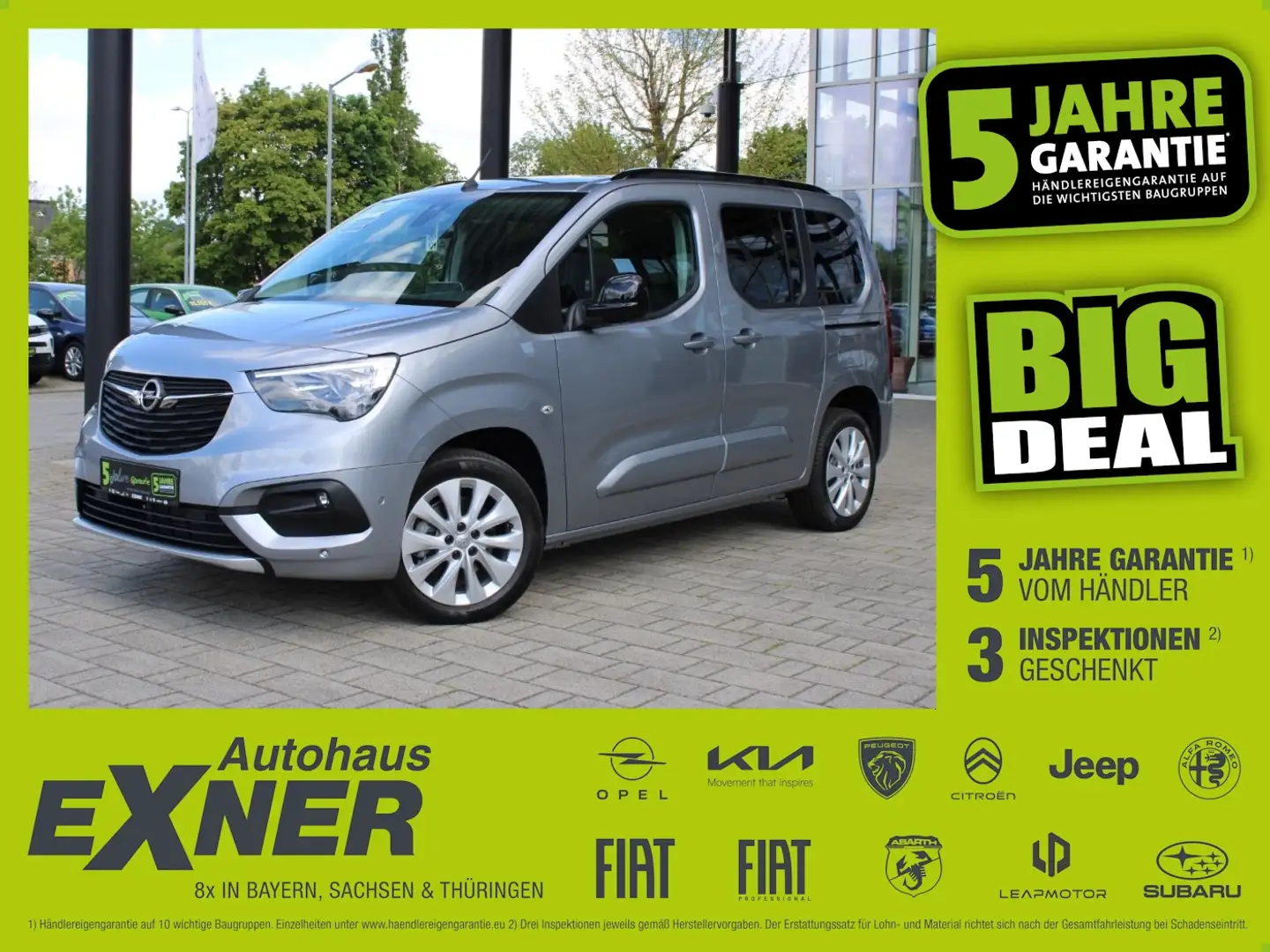 Opel Combo Life E ULTIMATE Inkl. Batteriezertifikat Gris - 1