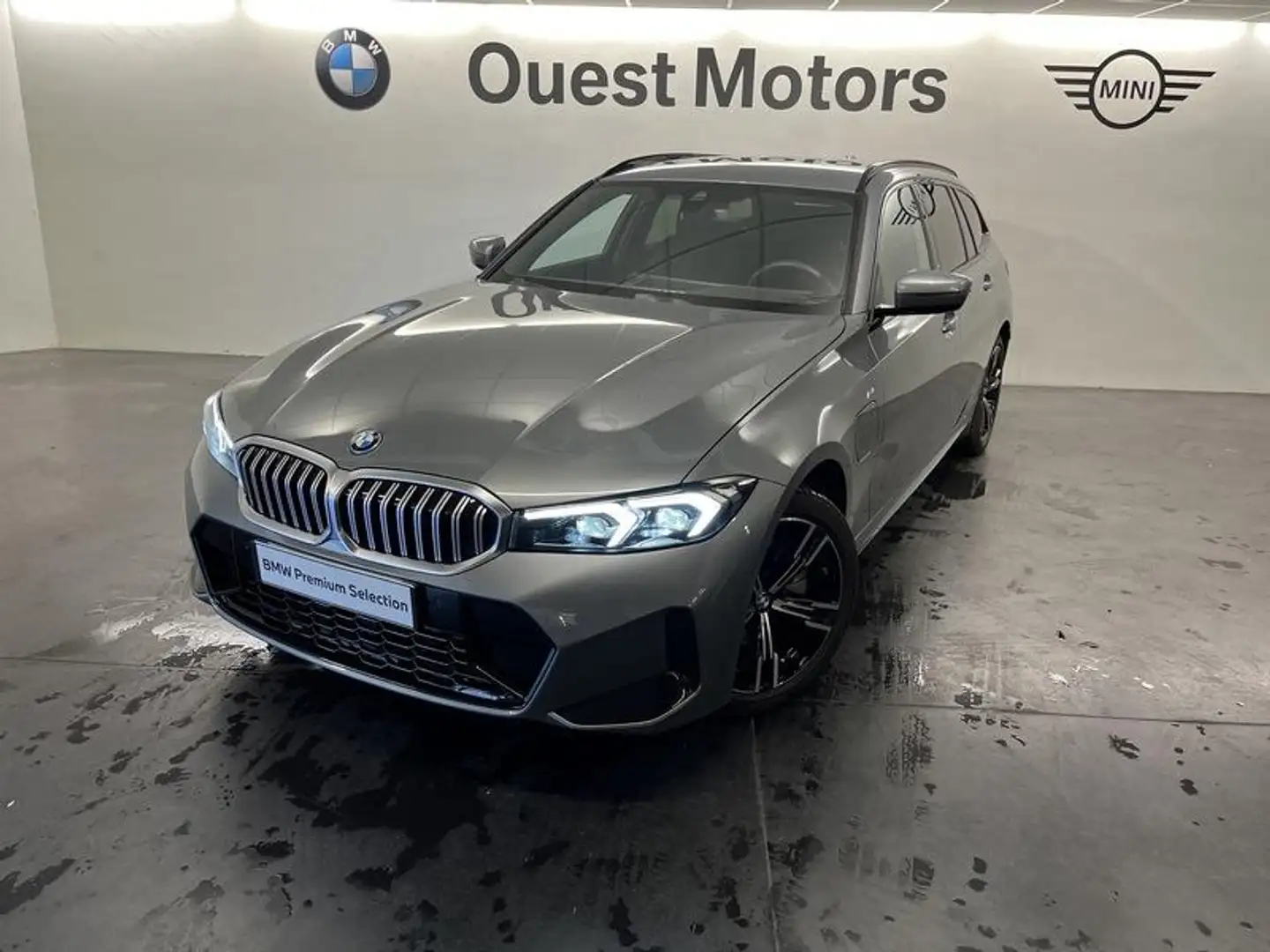 BMW 330 330eA 292ch M Sport Gris - 1