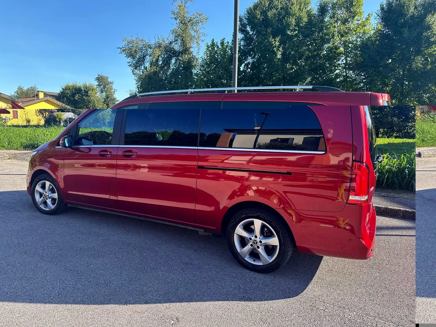 Mercedes-Benz V 220 V Extralong 220 d Avantgarde auto Rosso - 1