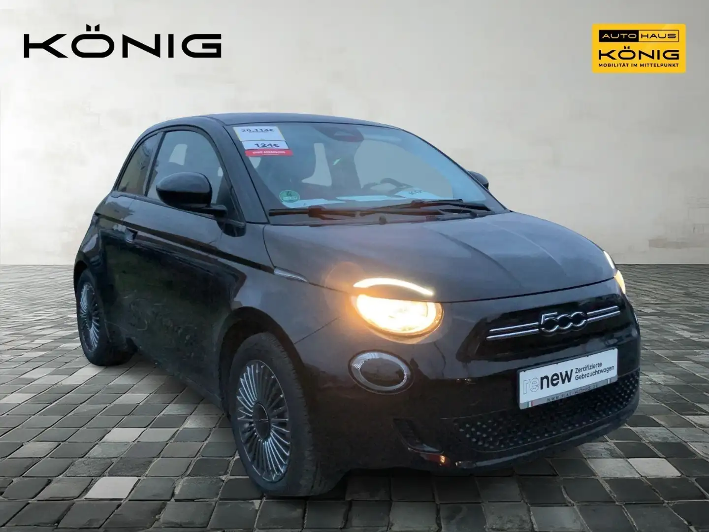 Fiat 500e Icon Automatik, Carplay Schwarz - 2