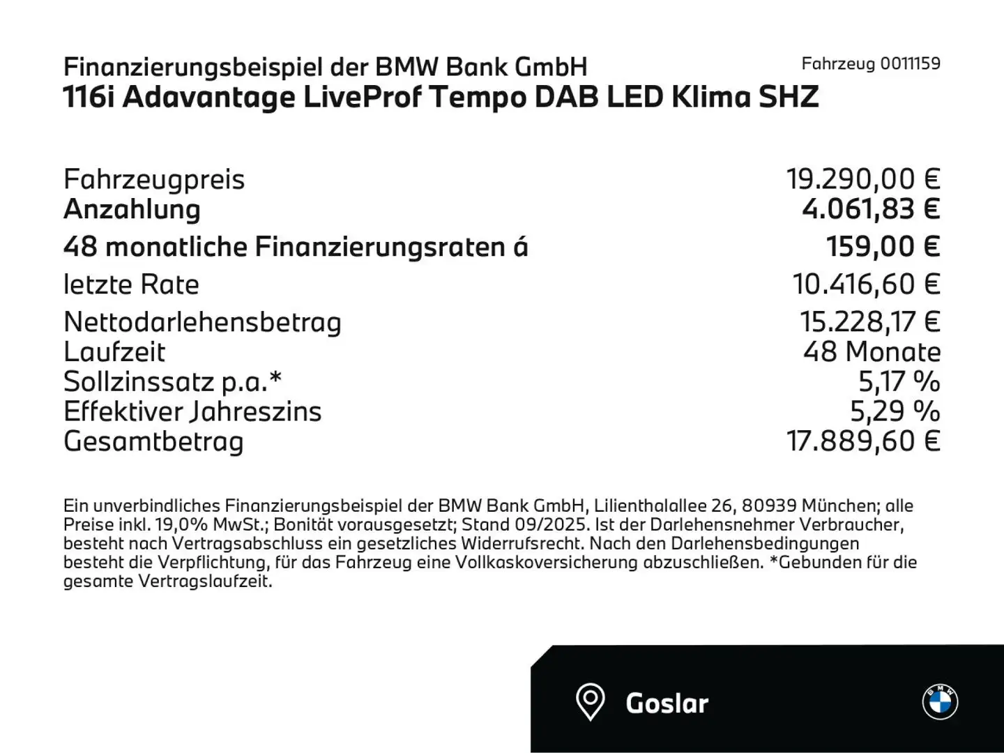 BMW 116 i Adavantage LiveProf Tempo DAB LED Klima SHZ Negro - 2