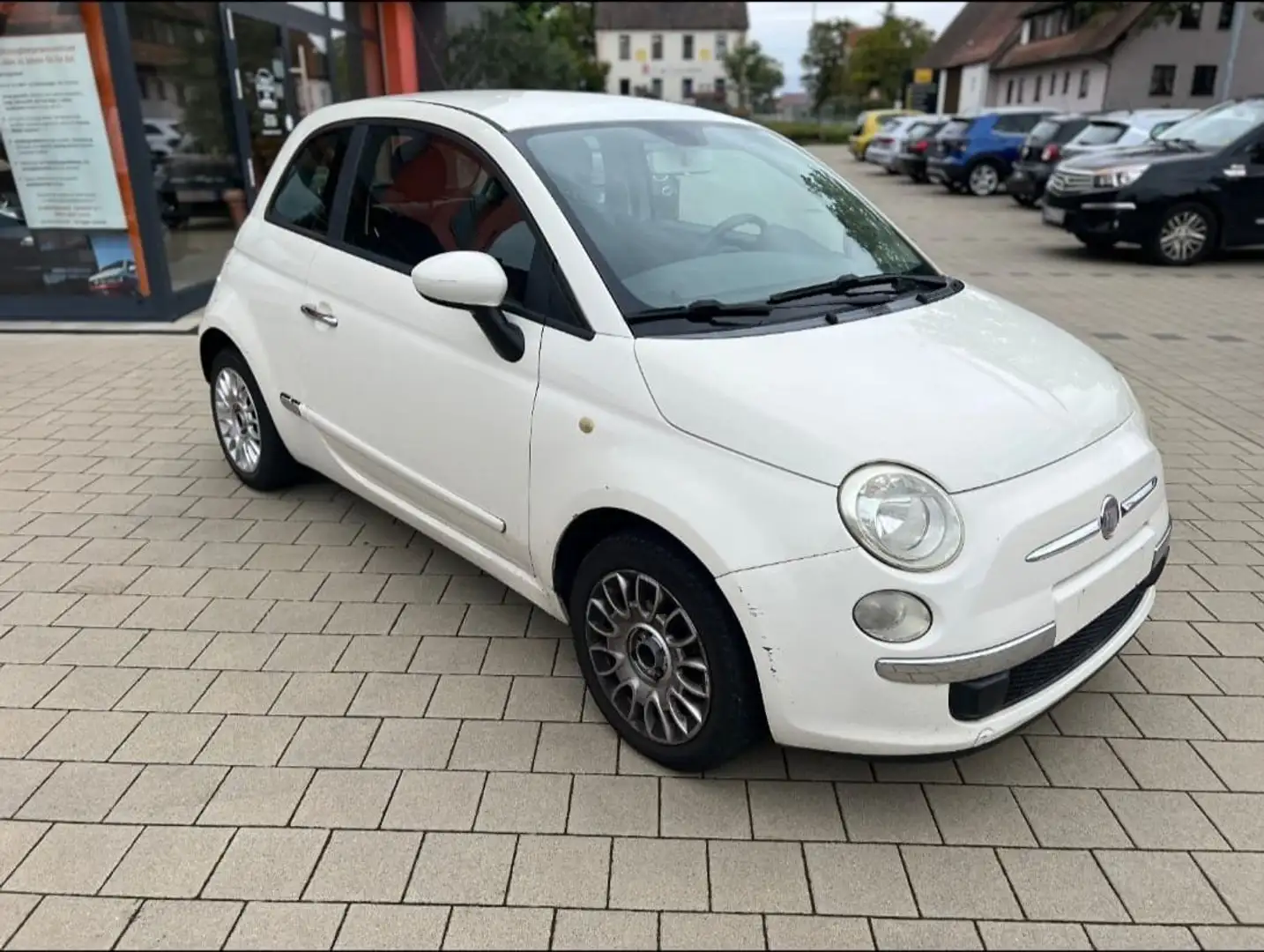 Fiat 500 Fiat 500 lounge 1.3 diesel neopatentati Blanc - 1