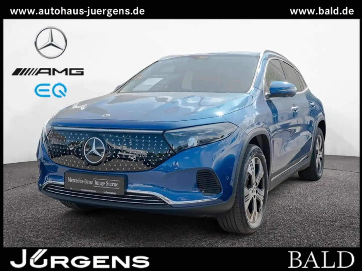 Mercedes-Benz EQA 300 4M ElectricArt/LED/360/Memo/Distr/19' Albastru - 2