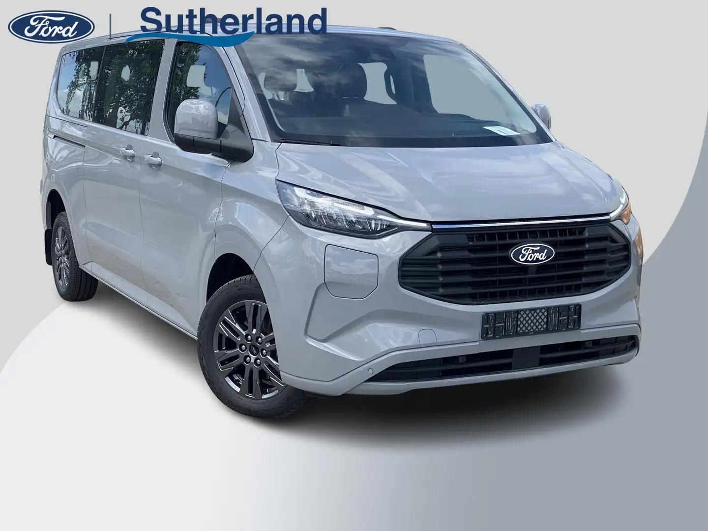 Ford Transit Custom 340 2.5 PHEV L2H1 Limited 233pk | Kombi | Incl. BT Grijs - 1