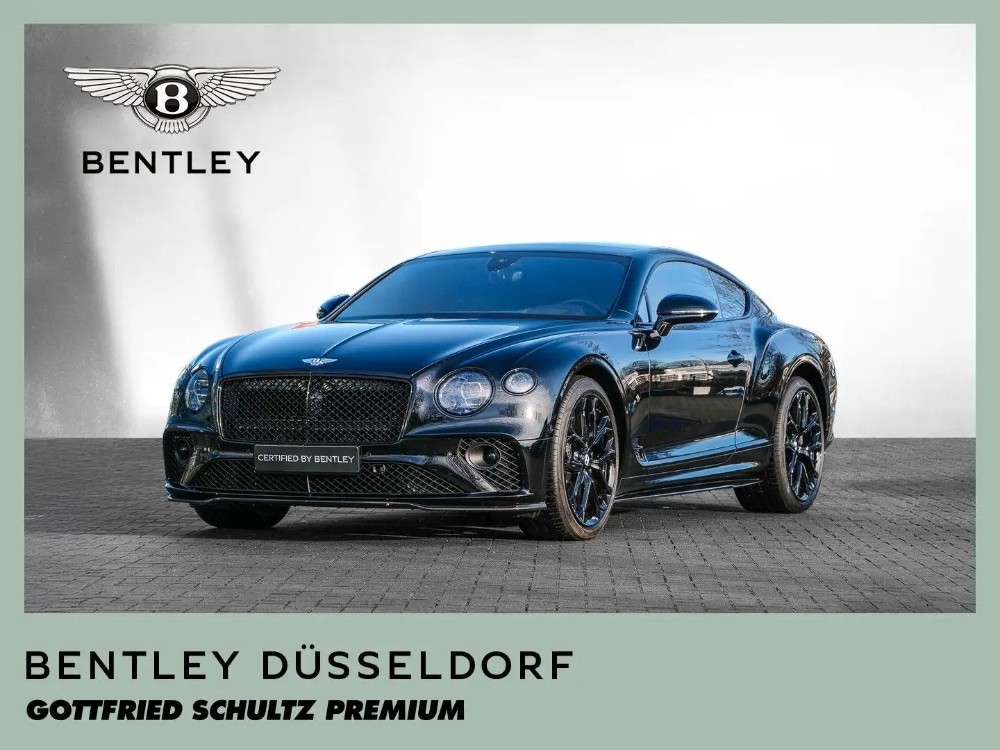 Bentley Continental GT S V8 // BENTLEY DÜSSELDORF Schwarz - 1