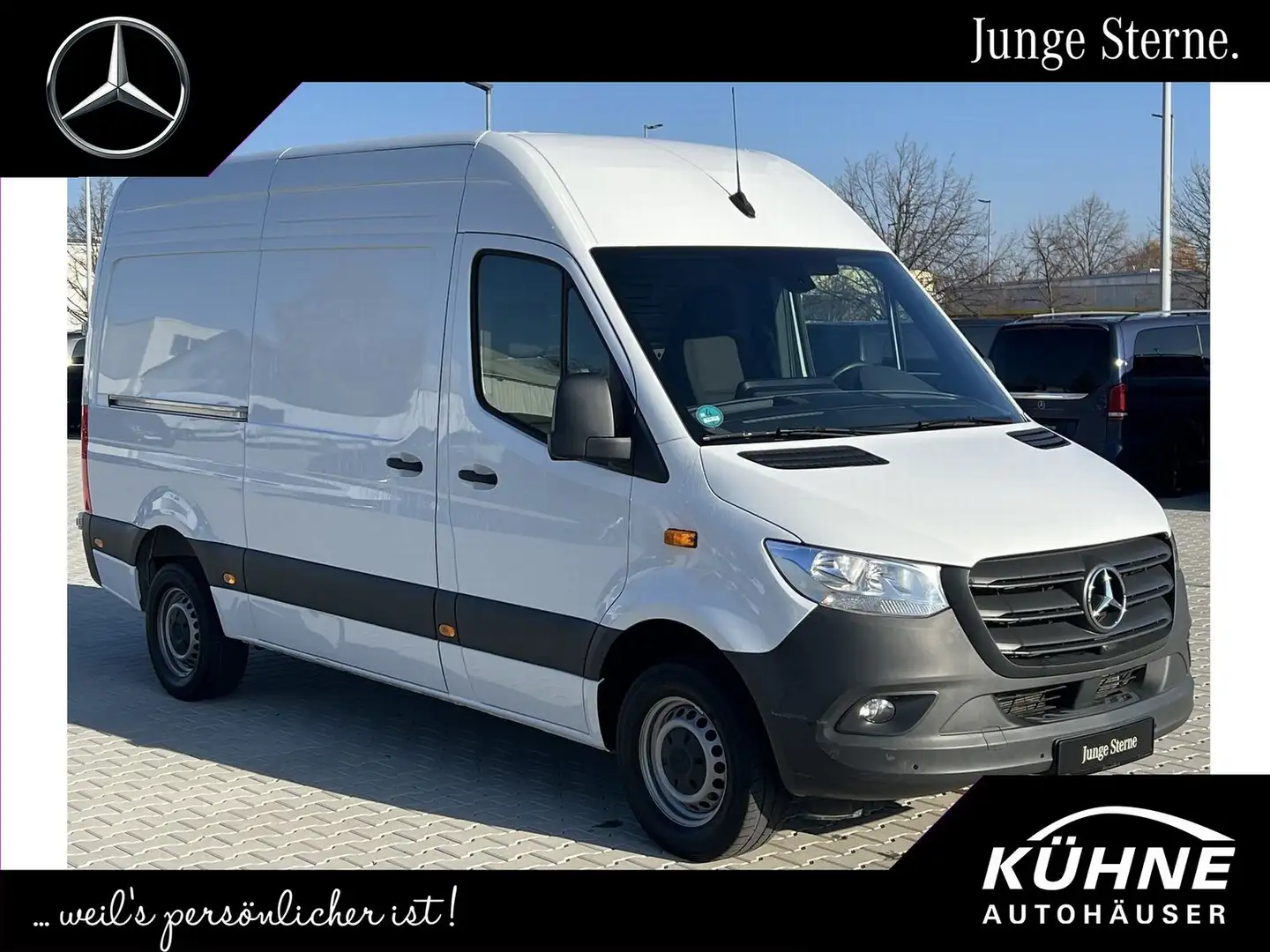 Mercedes-Benz Sprinter 317 Standard L2H2 360°+Schwingsitz+Shz. Weiß - 1