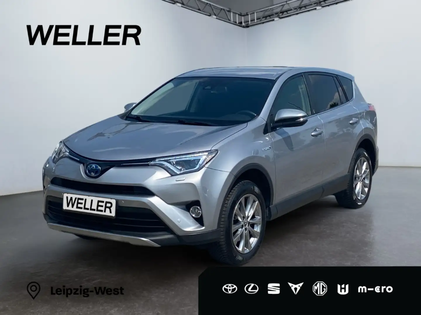 Toyota RAV 4 2.5 Hybrid Team D 4x4 *AHK*LED*CarPlay*CAM* Silber - 1