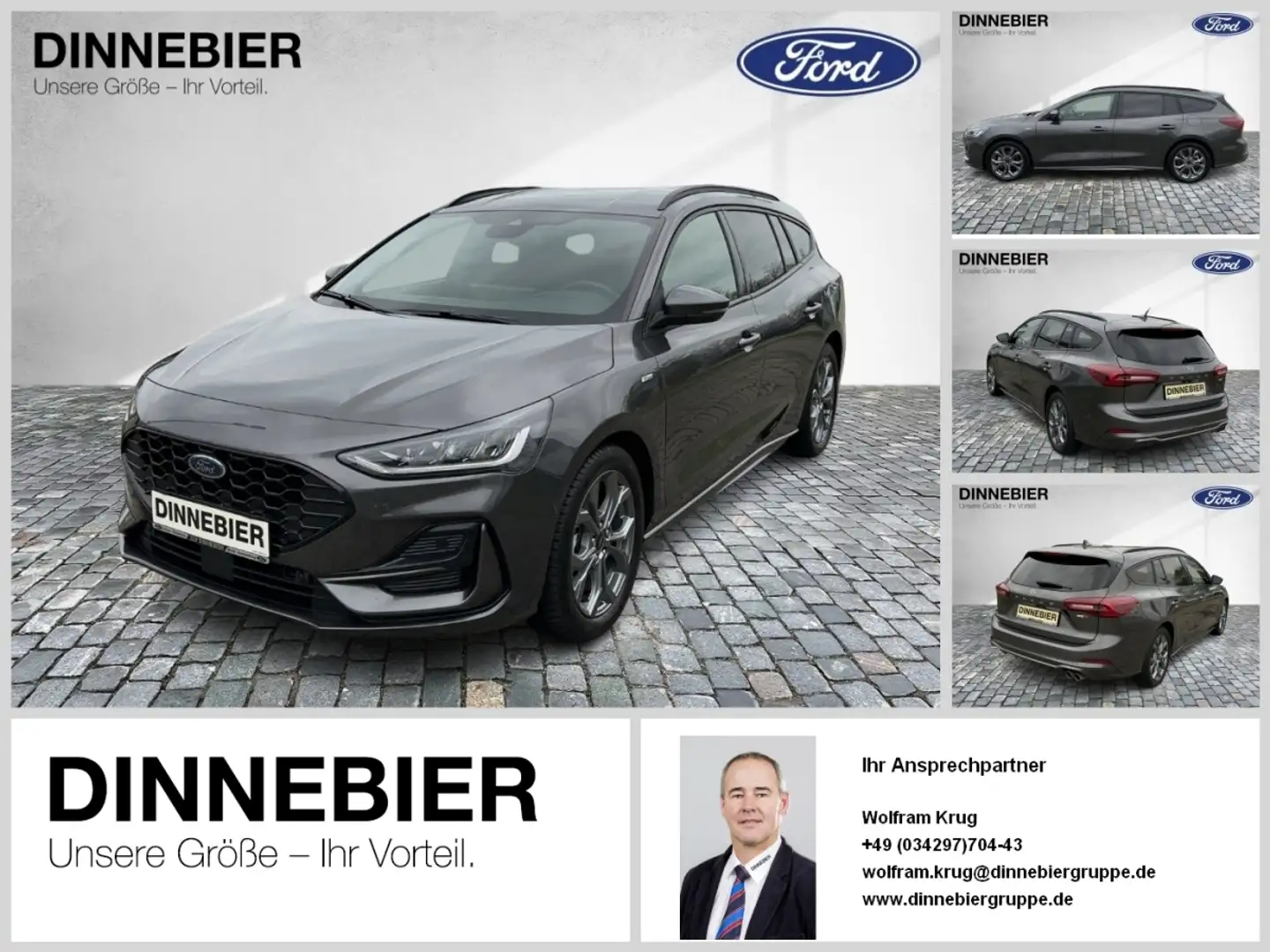 Ford Focus ST-Line X LED+AHK+Kamera+Winterpaket Grau - 1