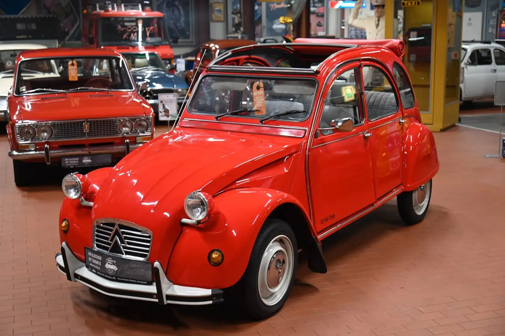 Citroen 2CV 6 Club  *RESTAURIERT*TOP ZUSTAND*GARANTIE* Rot - 2