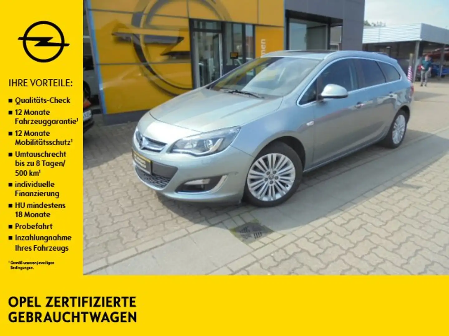 Opel Astra 1.4 AT Innovation Navi/Bi-Xenon/Schiebedach/PDC Gris - 1