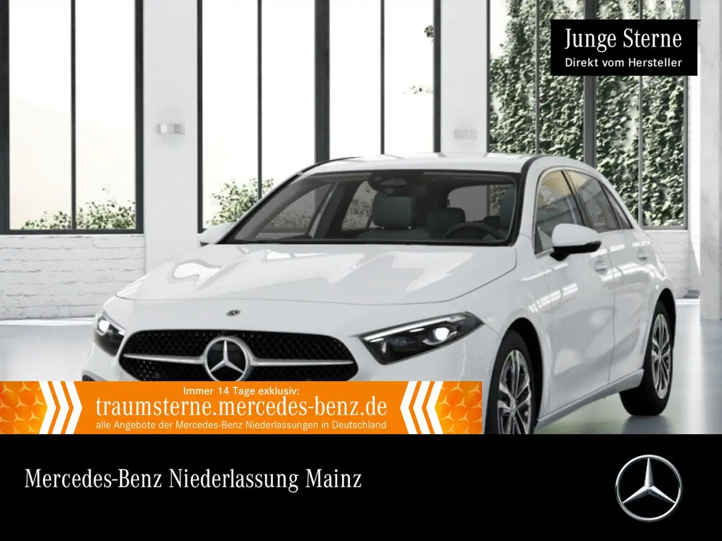 Mercedes-Benz A 200 PROGRESSIVE+MULTIBEAM+KAMERA+TOTW+KEYLESS+7G Weiß - 1