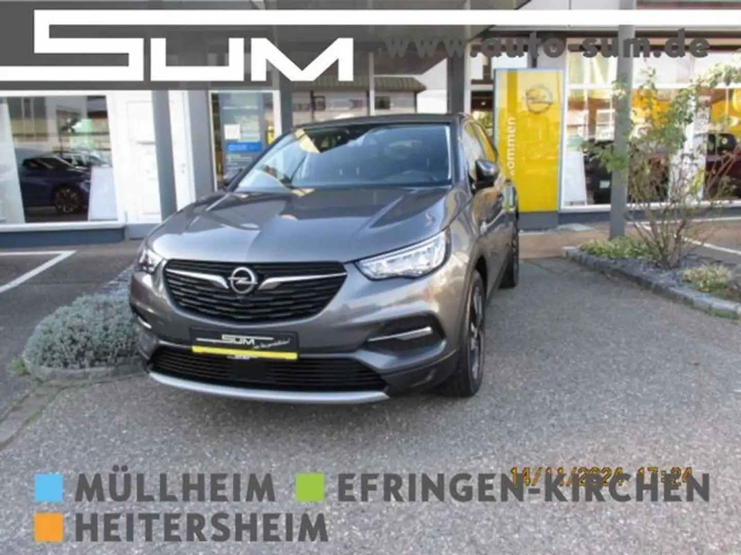 Opel Grandland 2.0 D INNOVATION AHK Navi Gris - 1
