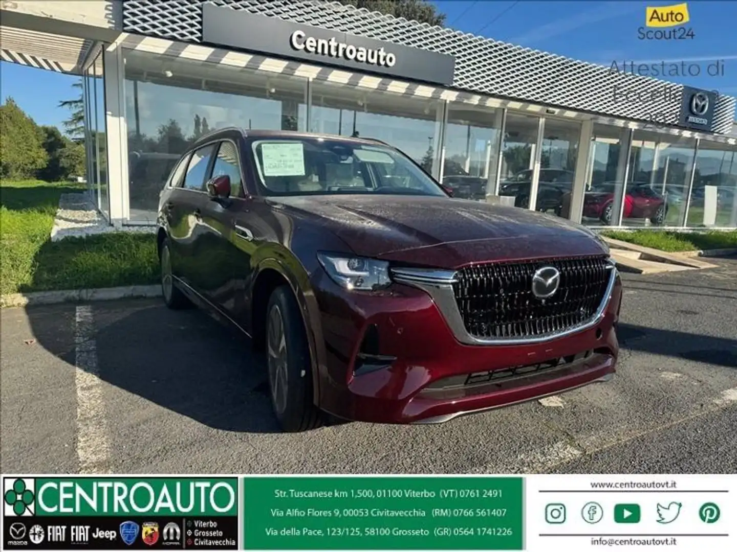 Mazda CX-80 3.3 m-hybrid boost Takumi Plus auto Braun - 1