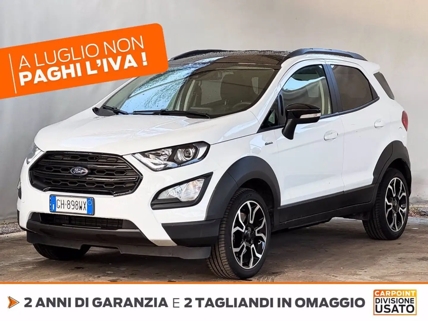 Ford EcoSport 1.0 ecoboost active s&s 125cv Biały - 1