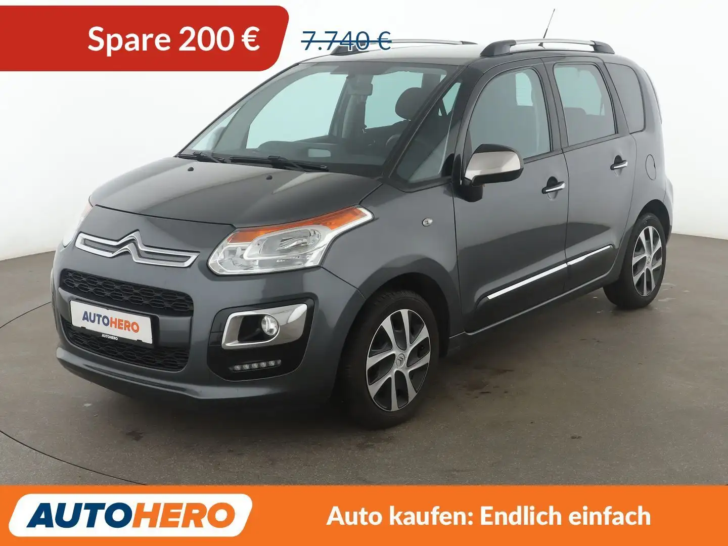Citroen C3 Picasso 1.2 PureTech Selection*TEMPO*PDC*RADIO*BT Šedá - 1
