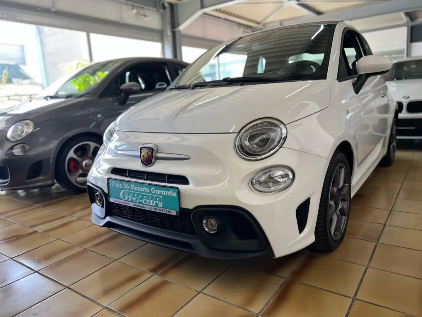 Abarth 500 595 Basis Garantie 1 Jahr Panoramadach Weiß - 2