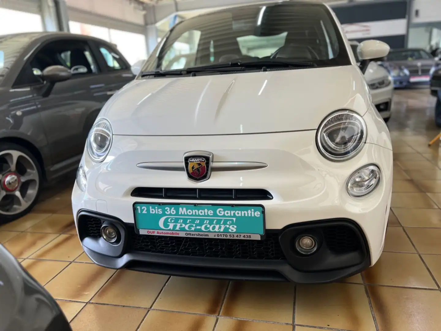 Abarth 500 595 Basis Garantie 1 Jahr Panoramadach Weiß - 1