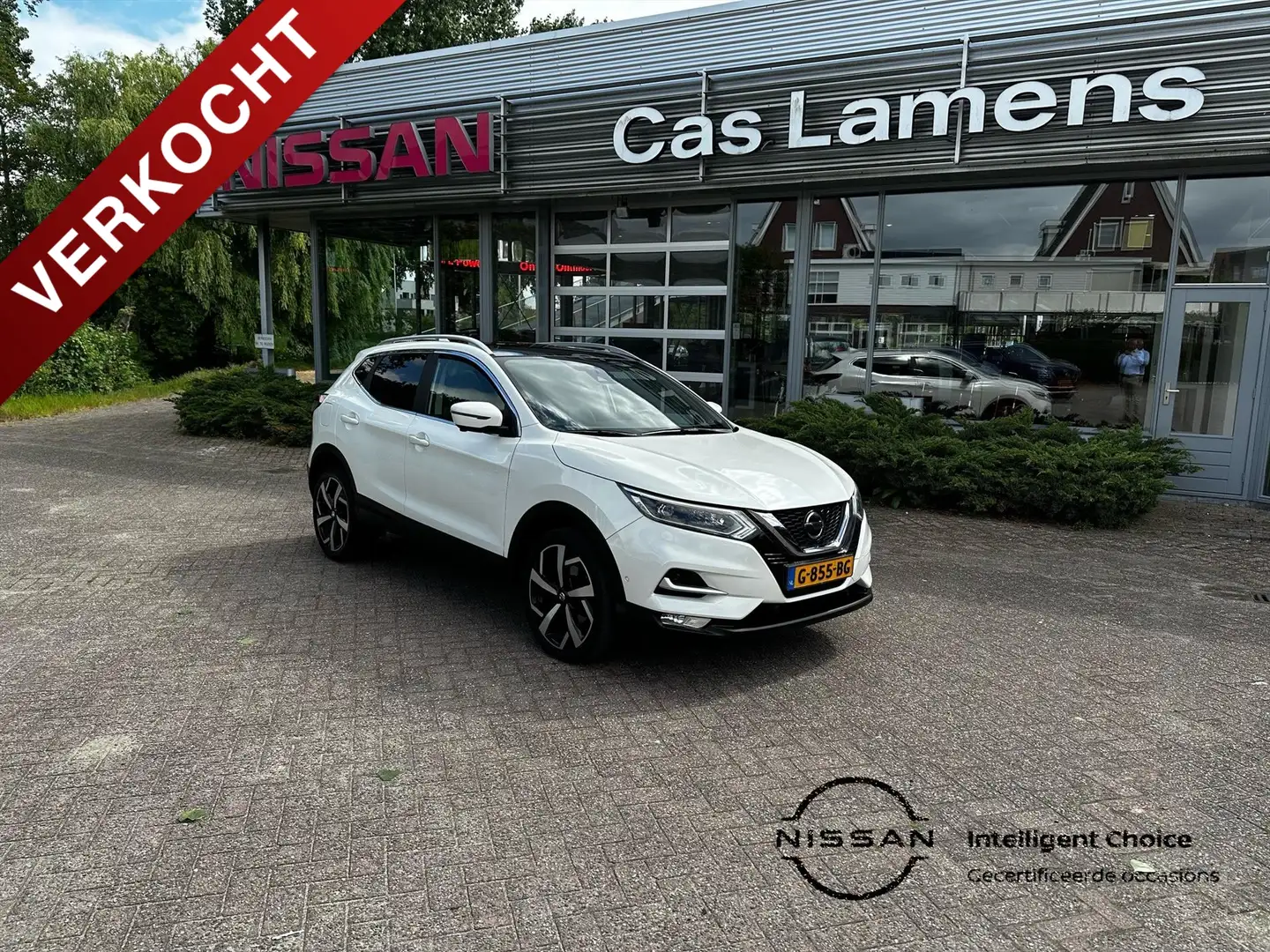 Nissan Qashqai 1.6 163pk DIG-T Tekna Blanc - 1