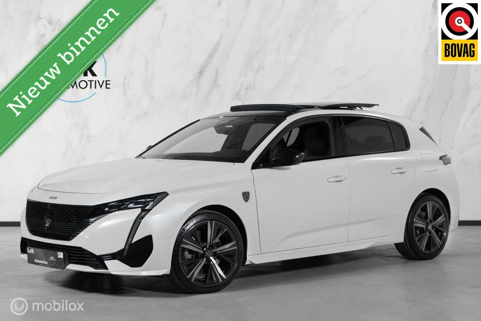 Peugeot 308 1.6 Plug-in Hybrid 225 GT PANO|FOCAL|360|LEDER| Blanc - 1