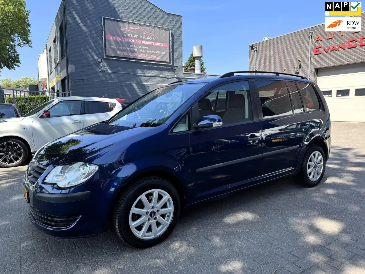 Volkswagen Touran 1.6 Optive Airco Azul - 1