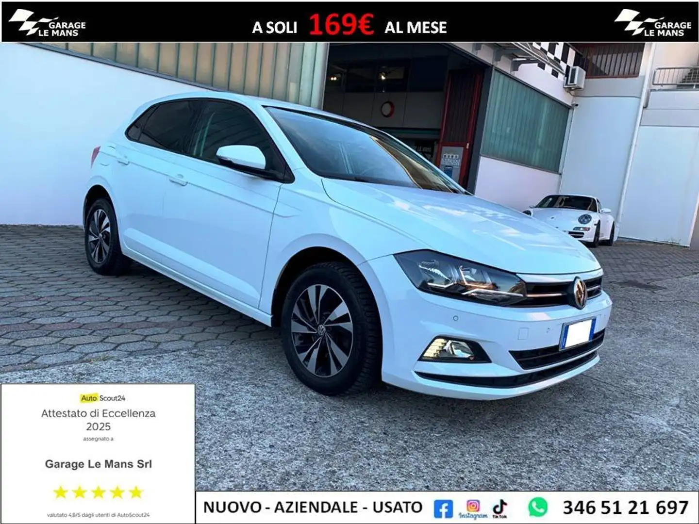 Volkswagen Polo 1.6 TDI COMFORTLINE Bianco - 1